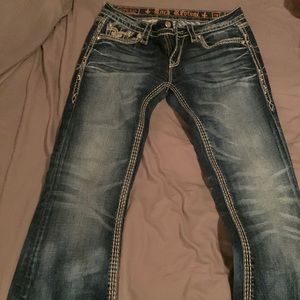 Womens Rock revival boot cut jeans